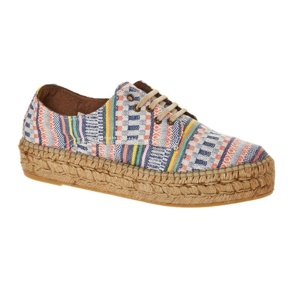 Gaimo Anthropologie Espadrilles Sneakers Size 38 - Picture 1 of 10